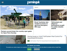 Tablet Screenshot of farminguk.com